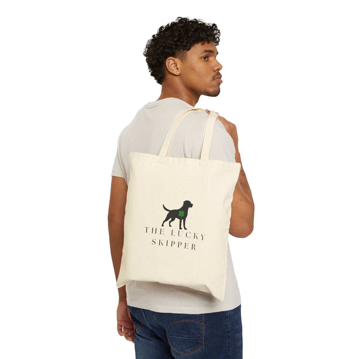The Lucky Skipper 100% Cotton Canvas Tote Bag