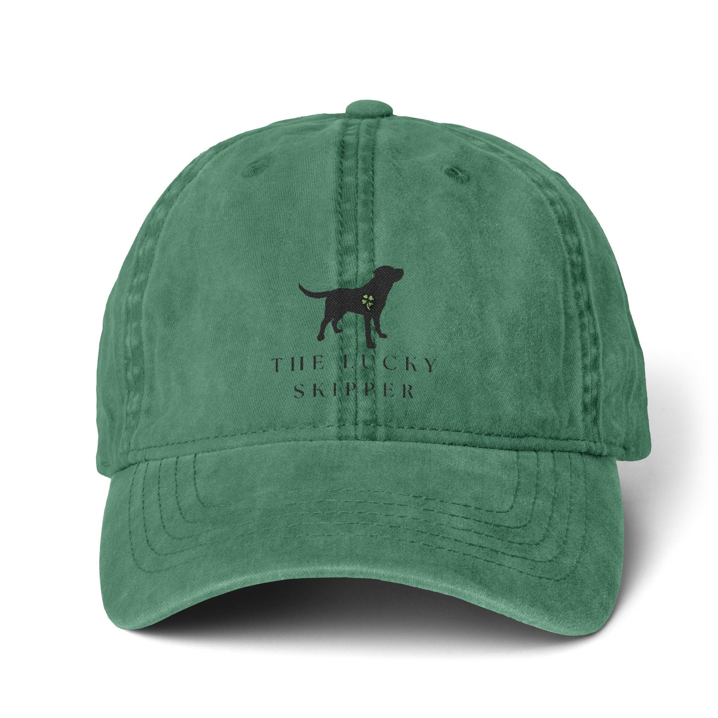 Women's Pigment-Dyed Cap with Fashion Undervisor (Embroidery)