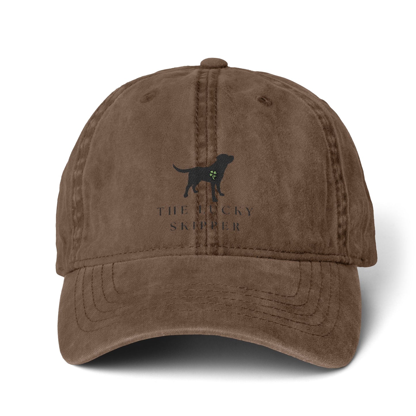 Women's Pigment-Dyed Cap with Fashion Undervisor (Embroidery)