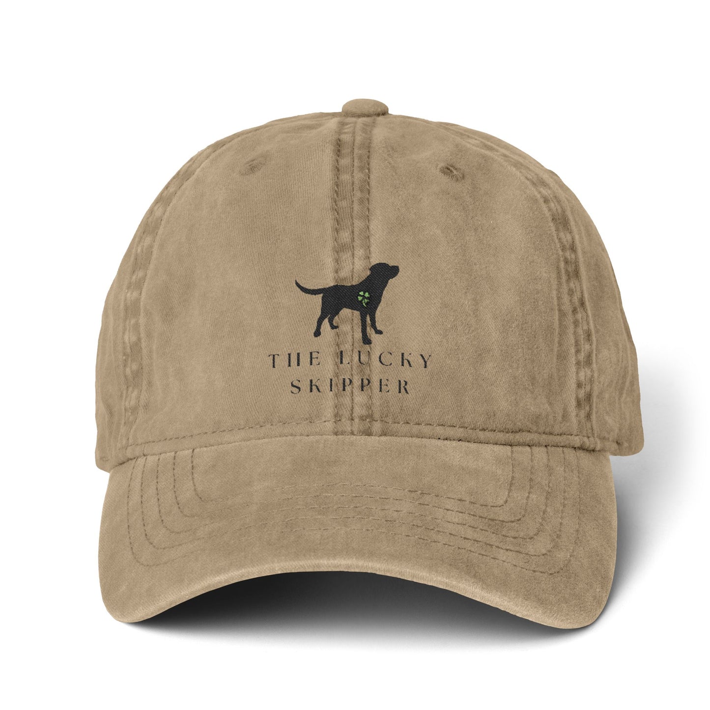 Women's Pigment-Dyed Cap with Fashion Undervisor (Embroidery)