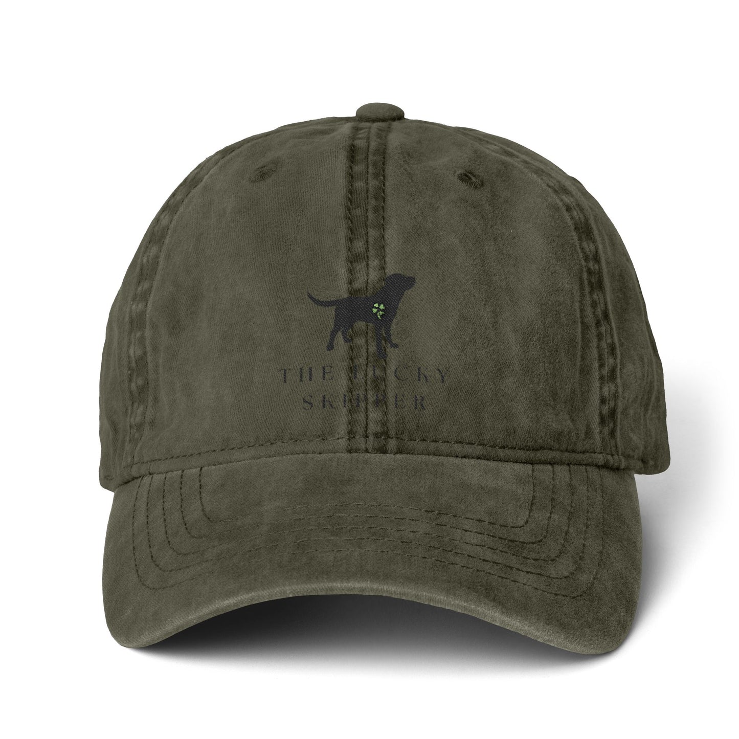 Women's Pigment-Dyed Cap with Fashion Undervisor (Embroidery)