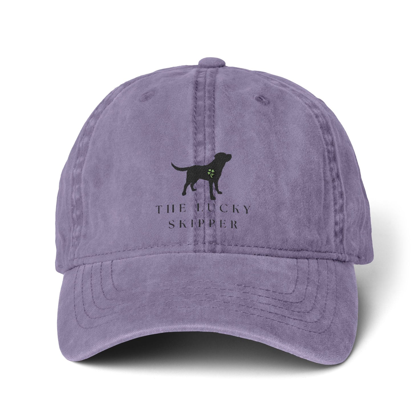 Women's Pigment-Dyed Cap with Fashion Undervisor (Embroidery)