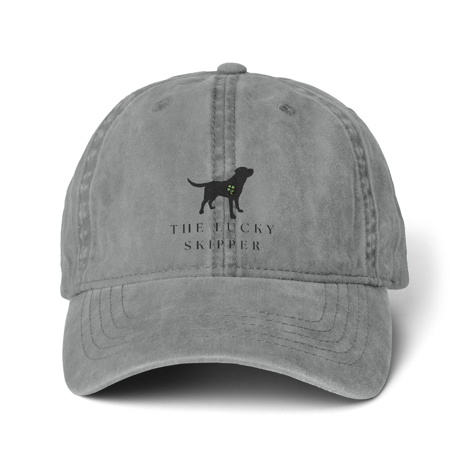 Women's Pigment-Dyed Cap with Fashion Undervisor (Embroidery)